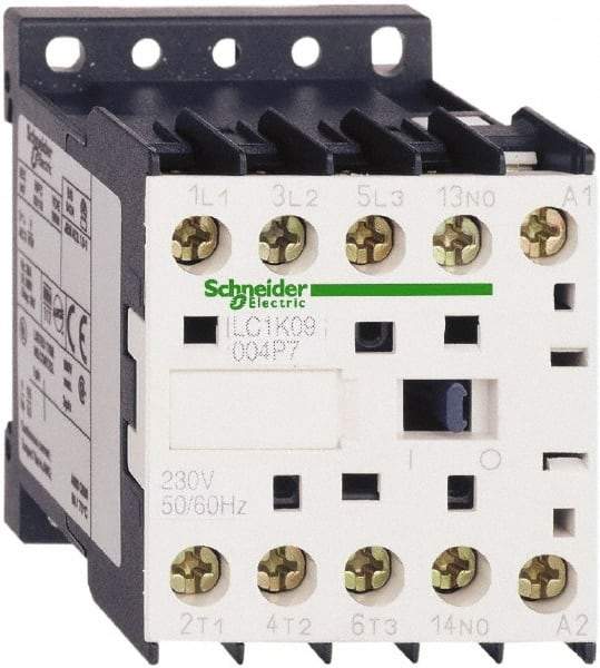 Schneider Electric - 4 Pole, 110 Coil VAC at 50/60 Hz, 16 Amp at 690 VAC and 20 Amp at 440 VAC, Nonreversible IEC Contactor - BS 5424, CSA, IEC 60947, NF C 63-110, RoHS Compliant, UL Listed, VDE 0660 - Industrial Tool & Supply