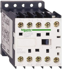 Schneider Electric - 4 Pole, 24 Coil VAC at 50/60 Hz, 16 Amp at 690 VAC and 20 Amp at 440 VAC, Nonreversible IEC Contactor - BS 5424, CSA, IEC 60947, NF C 63-110, RoHS Compliant, UL Listed, VDE 0660 - Industrial Tool & Supply
