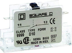 Square D - 5 Amp, Contactor Auxiliary Contact Kit - Industrial Tool & Supply
