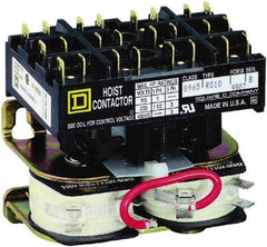 Square D - 3 Pole, 24 Coil VAC at 60 Hz, Reversible Definite Purpose Contactor - Phase 1 and Phase 3 Hp:  1 at 115 VAC, 1.5 at 230 VAC, 3 at 230 VAC, 3 at 460 VAC, 3 at 575 VAC, CSA, RoHS Compliant, UL Listed - Industrial Tool & Supply