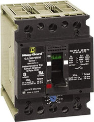 Square D - 50 Continuous Amp, Motor Circuit Protector - 3 Pole, 150 to 550 A Trip Setting - Industrial Tool & Supply