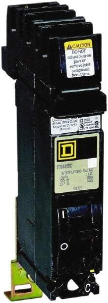 Square D - 30 Amp, 125 VDC, 277 VAC, 1 Pole, Molded Case Circuit Breaker - Thermal Magnetic Trip, 12-4 (Aluminum), 14-4 (Copper) AWG - Industrial Tool & Supply