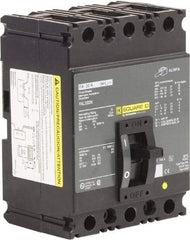 Square D - 30 Amp, 240 VAC, 3 Pole, Panel Mount Molded Case Circuit Breaker - Thermal Magnetic Trip, Multiple Breaking Capacity Ratings, 12-4 (Aluminum), 14-4 (Copper) AWG, 4.13 Inch Deep x 6 Inch High x 4-1/2 Inch Long - Industrial Tool & Supply