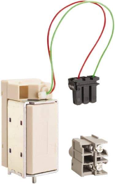 Square D - Circuit Breaker Shunt Trip - 100-130 VAC/VDC Control Voltage, Use with PowerPact - Industrial Tool & Supply