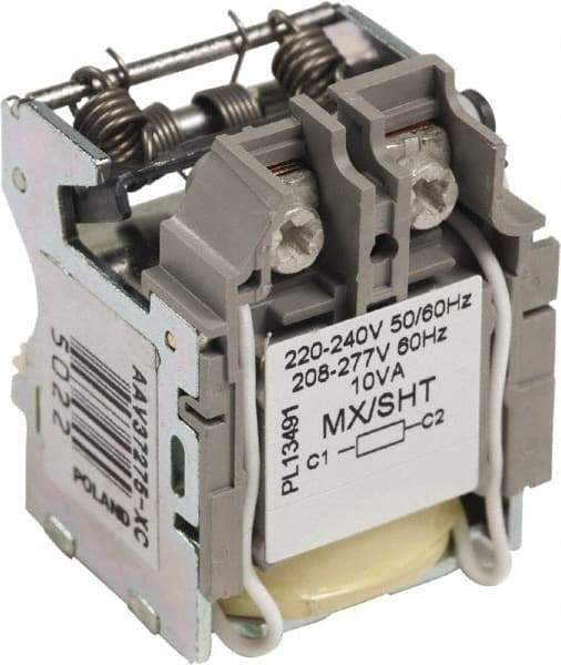 Square D - Circuit Breaker Shunt Trip - 208-277 VAC Control Voltage, Use with H Frame Circuit Breaker, J Frame Circuit Breaker, L Frame Circuit Breaker - Industrial Tool & Supply