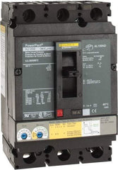 Square D - 50 Amp, 600 V, 3 Pole, Panel Mount Circuit Breaker - Electronic Trip, Multiple Breaking Capacity Ratings - Industrial Tool & Supply