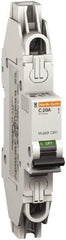 Schneider Electric - 15 Amp, 277 VAC, 1 Pole, Miniature Circuit Breaker - Thermal Magnetic Trip, 10 kA at 277 VAC Breaking Capacity, 74mm Deep x 141mm High x 18mm Wide - Industrial Tool & Supply