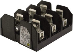 Square D - 3 Pole, 600 Volt, 60 Amp, Surface Mount Fuse Holder - Compatible with J Class Fuse - Industrial Tool & Supply