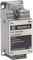 Square D - DPST, 2NC, 600 Volt Screw Terminal, Rotary Spring Return Actuator, General Purpose Limit Switch - 1, 2, 4, 12, 13 NEMA Rating, IP67 IPR Rating - Industrial Tool & Supply