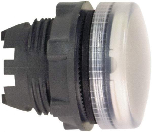 Schneider Electric - Round Pilot and Indicator Light Lens - White - Industrial Tool & Supply