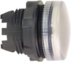Schneider Electric - Round Pilot and Indicator Light Lens - White - Industrial Tool & Supply
