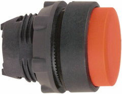 Schneider Electric - 22mm Mount Hole, Extended Straight, Pushbutton Switch Only - Round, Red Pushbutton, Nonilluminated, Momentary (MO) - Industrial Tool & Supply