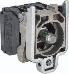Schneider Electric - 24 V Blue Lens LED Indicating Light - Screw Clamp Connector, Vibration Resistant - Industrial Tool & Supply