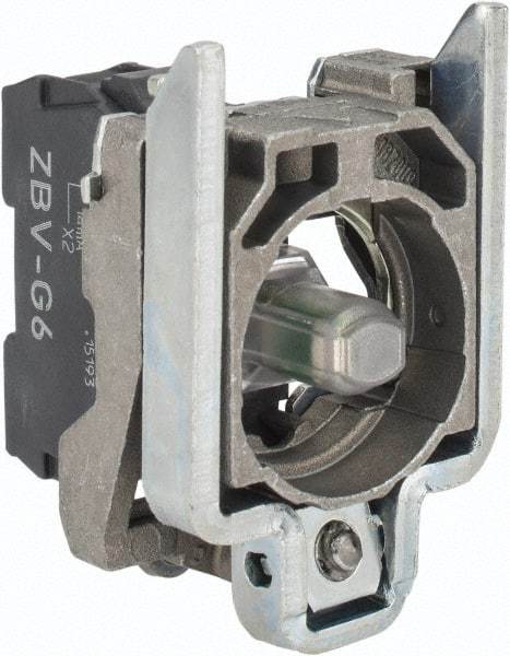 Schneider Electric - 110-120 VAC at 50/60 Hz Blue Lens LED Indicating Light - Screw Connector, Electromagnetic Field Resistant, Electrostatic Discharge Resistant, Shock Resistant, Vibration Resistant - Industrial Tool & Supply