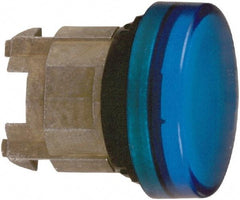 Schneider Electric - Blue Lens Pilot Light - Round Lens, Shock Resistant, Vibration Resistant, Water Resistant - Industrial Tool & Supply