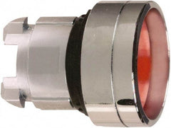 Schneider Electric - 22mm Mount Hole, Recessed, Pushbutton Switch Only - Round, Red Pushbutton, Nonilluminated, Momentary (MO) - Industrial Tool & Supply