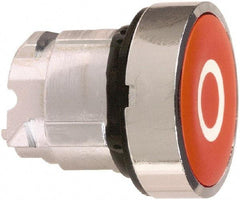 Schneider Electric - 22mm Mount Hole, Flush, Pushbutton Switch Only - Round, Red Pushbutton, Nonilluminated, Momentary (MO) - Industrial Tool & Supply