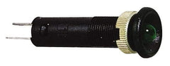 Schneider Electric - 24 V Green Lens LED Pilot Light - Quick Connect Tag Connector, 12mm Wide - Industrial Tool & Supply