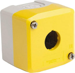 Schneider Electric - 1 Hole, 22mm Hole Diameter, Polycarbonate Pushbutton Switch Enclosure - 13, 4X NEMA Rated - Industrial Tool & Supply