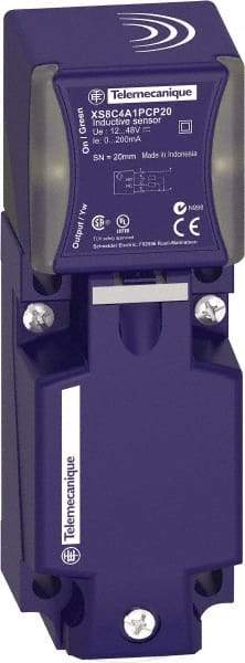 Telemecanique Sensors - NPN, PNP, NO/NC, 20mm Detection, Rectangular, Inductive Proximity Sensor - 2 Wires, IP65, IP67, IP69, 24 to 240 VAC @ 50/60 Hz, 24 to 240 VDC, 40mm Long x 117mm Wide - Industrial Tool & Supply