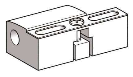 Telemecanique Sensors - Fixing Clamp - Use with Cylindrical M18 Sensor - Industrial Tool & Supply