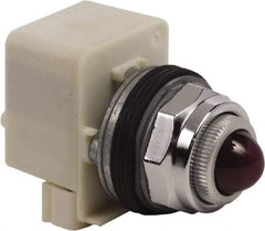 Schneider Electric - 120 VAC Red Lens Indicating Light - Screw Clamp Connector - Industrial Tool & Supply