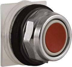 Schneider Electric - 30mm Mount Hole, Extended Straight, Pushbutton Switch Only - Round, Red Pushbutton, Momentary (MO), Weatherproof, Dust and Oil Resistant - Industrial Tool & Supply