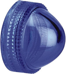 Schneider Electric - Pilot and Indicator Light Lens - Blue - Industrial Tool & Supply
