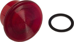 Schneider Electric - Extended Mushroom Head Pushbutton Switch 1-3/8" Knob - Red, Round Button, Illuminated - Industrial Tool & Supply
