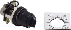 Square D - 1,000 Ohm, 30mm, 300 VAC Potentiometer - 2 Watts, Nonilluminated, Knob Operated, NEMA 4, 13 - Industrial Tool & Supply