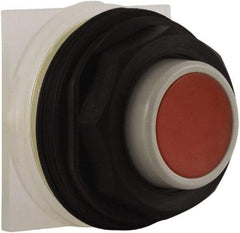 Schneider Electric - 30mm Mount Hole, Extended Straight, Pushbutton Switch Only - Red Pushbutton, Momentary (MO) - Industrial Tool & Supply