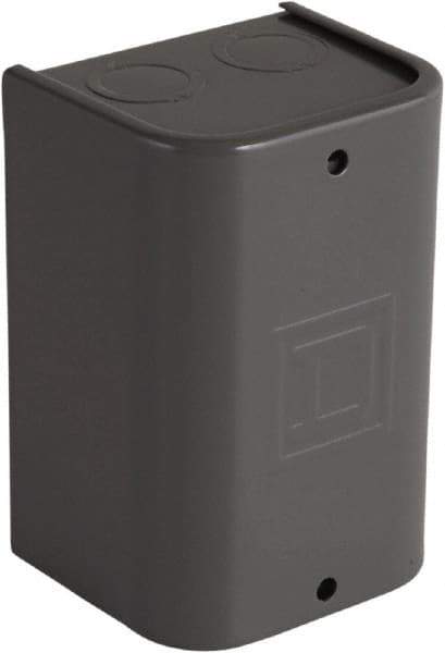 Square D - Steel Power Relay Enclosure Screw Cover - NEMA 1, 92mm Wide x 134.11 mm High x 84mm Deep - Industrial Tool & Supply