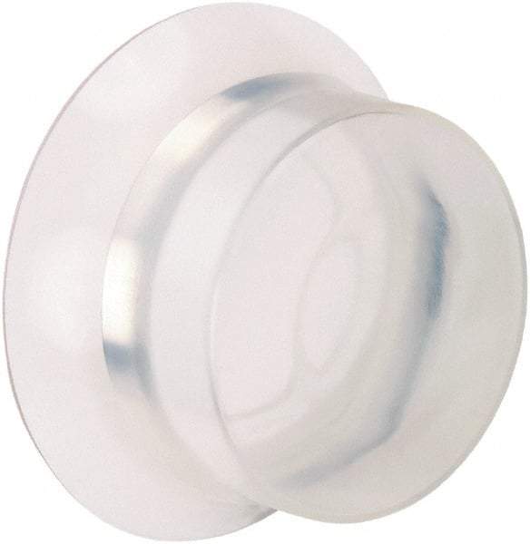 Schneider Electric - Extended Straight Flush Pushbutton Switch Boot - Clear, Round Button - Industrial Tool & Supply