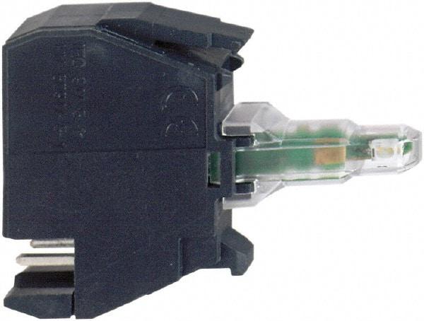 Schneider Electric - White Lens LED Indicating Light - Industrial Tool & Supply