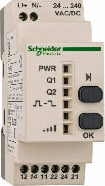 Schneider Electric - Pushbutton Switch Programmable Receiver - Green, Yellow, LED Lamp - Industrial Tool & Supply