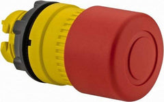 Schneider Electric - 22mm Mount Hole, Extended Mushroom Head, Pushbutton Switch Only - Round, Red Pushbutton, Nonilluminated, Trigger Action, Off, Shock and Vibration Resistant - Industrial Tool & Supply