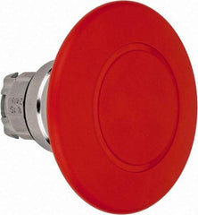 Schneider Electric - Extended Mushroom Head, Pushbutton Switch Only - Round, Red Pushbutton, Nonilluminated, Trigger Action, On-Off - Industrial Tool & Supply