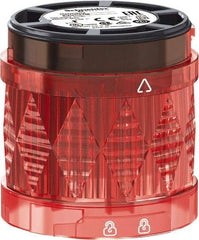 Schneider Electric - LED Lamp, Red, Steady, Stackable Tower Light Module - 24 VAC/VDC, 40 Milliamp, IP65 Ingress Rating, Base Mount - Industrial Tool & Supply
