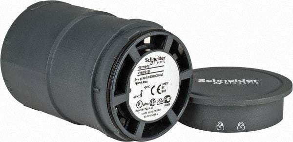 Schneider Electric - Steady, Stackable Tower Light Base Unit - 24 VAC/VDC, 400 Milliamp, IP65 Ingress Rating, Pipe Mount - Industrial Tool & Supply