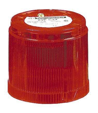 Schneider Electric - 120 VAC, Flash Discharge Tube, Red, Strobe Light - 70mm Diameter, IP40, IP42 Ingress Rating, Base Mount - Industrial Tool & Supply