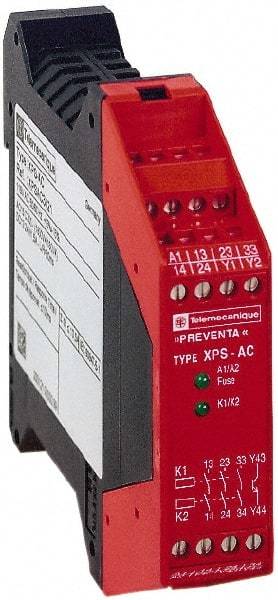 Schneider Electric - 115 VAC, 7 VA Power Rating, Electromechanical & Solid State Screw Clamp General Purpose Relay - 6 Amp at 115 VAC, 22.5mm Wide x 99mm High x 114mm Deep - Industrial Tool & Supply