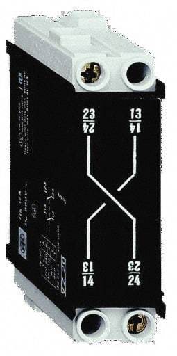 Square D - Starter Auxiliary Contact Block Module - For Use with Tesys Enclosed Starters, VCF & VBF Enclosures - Industrial Tool & Supply