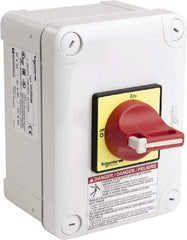 Square D - 3 Phase, 3 Pole, 1 & 12, Enclosed Cam & Disconnect Switch - PVC - Industrial Tool & Supply