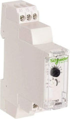 Schneider Electric - 10 hr Delay, Multiple Range SPDT Time Delay Relay - 8 Contact Amp, 24 to 240 VAC/VDC, Selector Switch - Industrial Tool & Supply