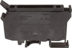 Schneider Electric - 1 Pole, 500 Volt, 10 Amp, -40 to 266°F, DIN Rail Mount, Polyamide Fused Terminal Block - 3 Contacts, 26 to 8 AWG Compatibility, 60-1/2mm High - Industrial Tool & Supply