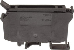Schneider Electric - 1 Pole, 500 Volt, 10 Amp, -40 to 266°F, DIN Rail Mount, Polyamide Fused Terminal Block - 3 Contacts, 1/2 to 16mm Compatibility, 60-1/2mm High - Industrial Tool & Supply