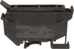 Schneider Electric - 1 Pole, 500 Volt, 6.3 Amp, -40 to 266°F, DIN Rail Mount, Polyamide Fused Terminal Block - 3 Contacts, 26 to 10 AWG Compatibility, 56-1/2mm High - Industrial Tool & Supply
