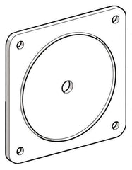 Schneider Electric - Cam and Disconnect Switch Gasket - For Use with 60 x 60mm Front Plate & Front Mounting Cam Switches, K1 Switches, K2 Switches - Industrial Tool & Supply