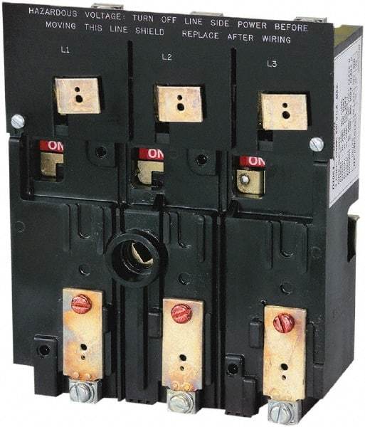 Square D - 1 & 3 Phase, 600VAC, 1 Pole, 0-1, Open Nonfused Cam & Disconnect Switch - 1 Wire - Industrial Tool & Supply