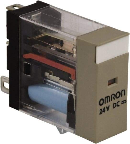 Schneider Electric - Electromechanical Plug-in General Purpose Relay - 10 Amp at 24 VDC, SPDT, 24 VDC - Industrial Tool & Supply